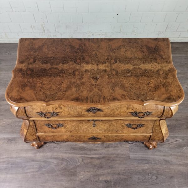 Chest of Drawers Neo-baroque Walnut 0,99 m - Image 4