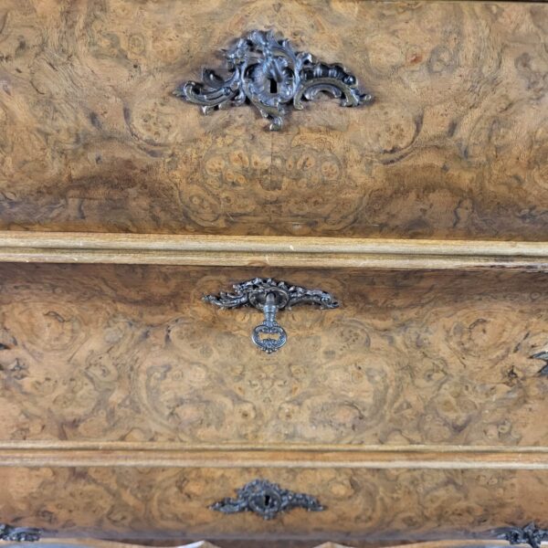 Chest of Drawers Neo-baroque Walnut 0,99 m - Image 8