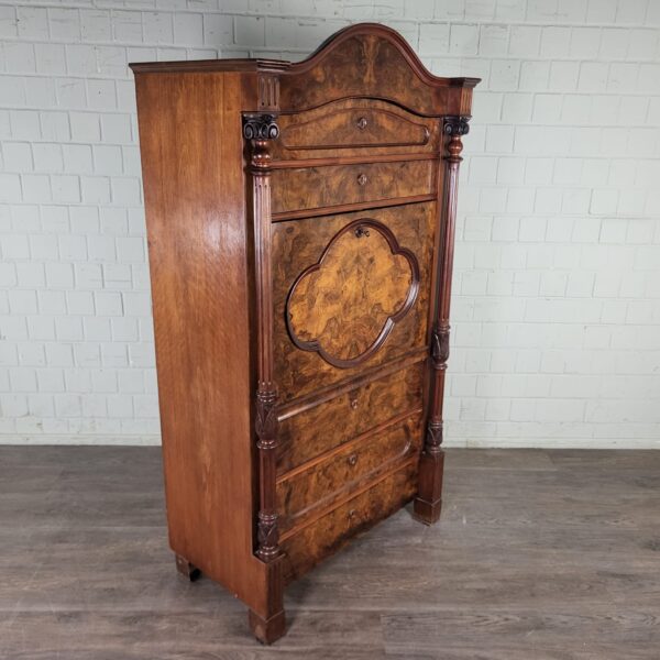 Secretary Gründerzeit 1880 Walnut