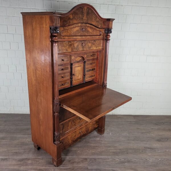 Secretary Gründerzeit 1880 Walnut - Image 5