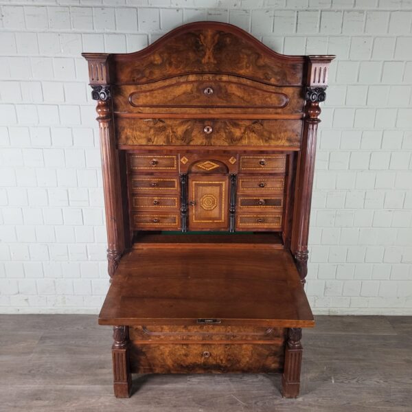 Secretary Gründerzeit 1880 Walnut - Image 6