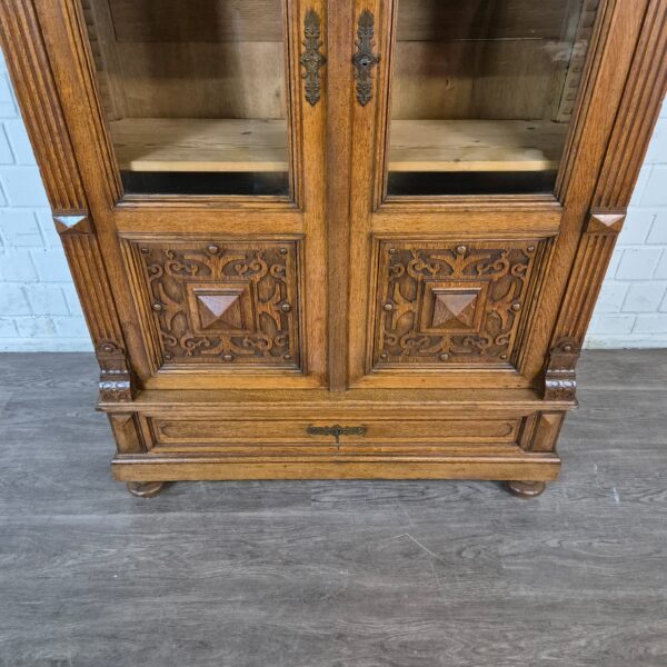 Bookcase Gründerzeit 1880 Oak - Image 5