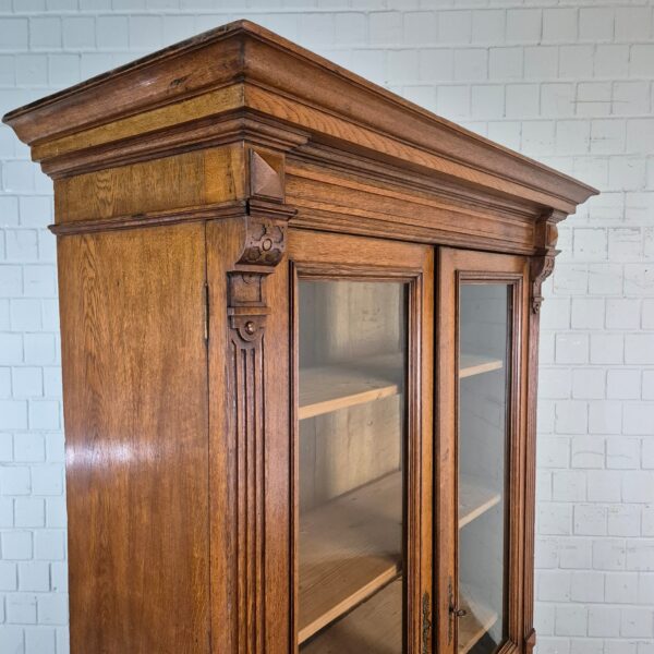 Bookcase Gründerzeit 1880 Oak - Image 4