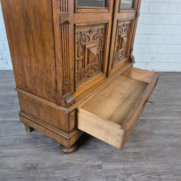 Bookcase Gründerzeit 1880 Oak - Image 12