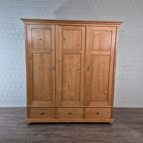 Wardrobe Jugendstil 1900 Pine - Image 2