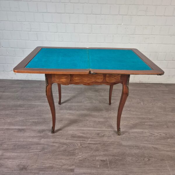 Folding Table Biedermeier 1850 Walnut - Image 11