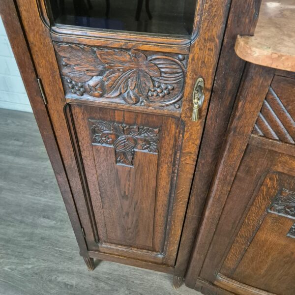 Dressing Table Jugendstil 1910 Oak - Image 6