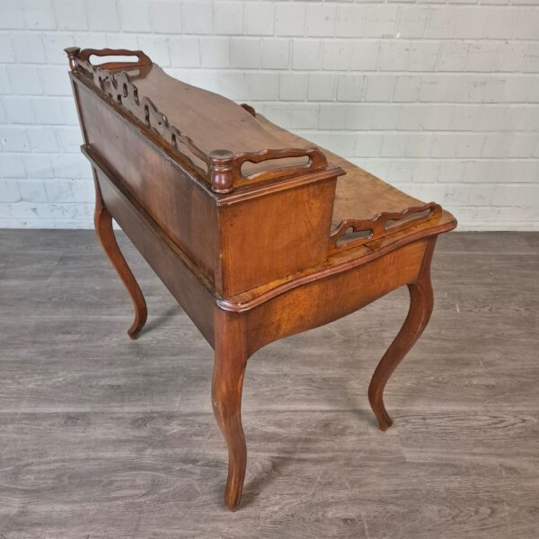 Ladies Desk Louis Philippe 1860 Walnut - Image 12