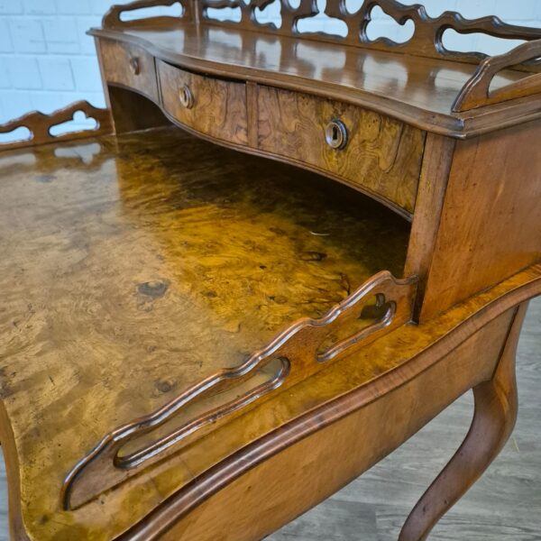 Ladies Desk Louis Philippe 1860 Walnut - Image 6