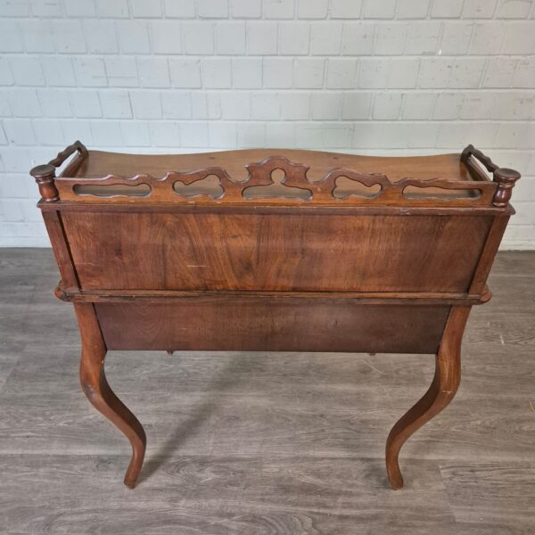 Ladies Desk Louis Philippe 1860 Walnut - Image 13