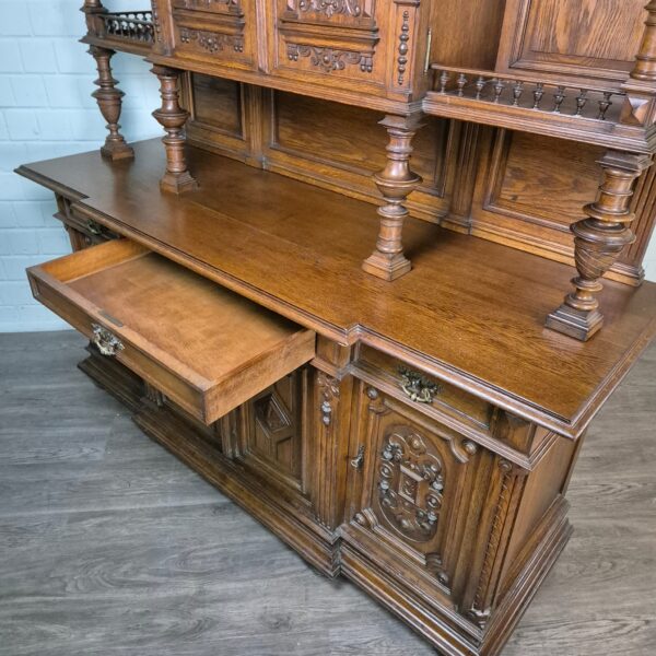 Cabinet Gründerzeit 1880 Oak - Image 24