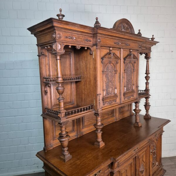 Cabinet Gründerzeit 1880 Oak - Image 5