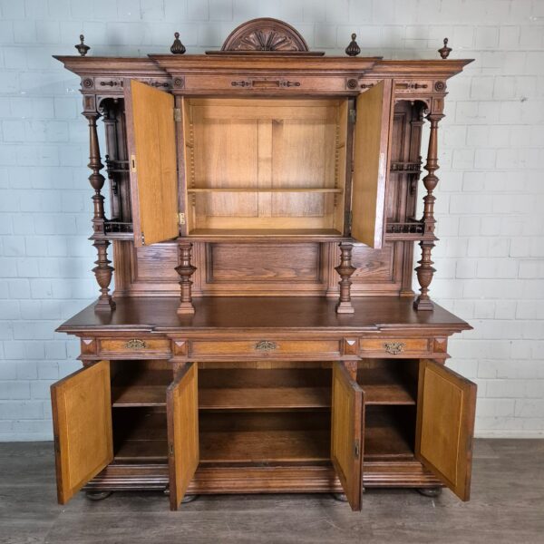 Cabinet Gründerzeit 1880 Oak - Image 26