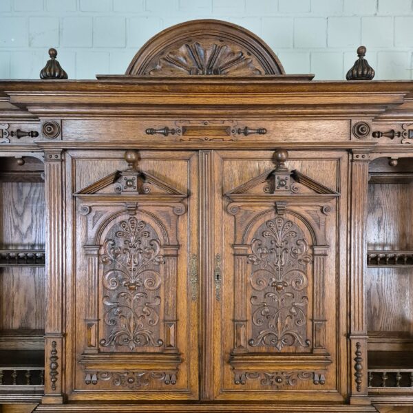 Cabinet Gründerzeit 1880 Oak - Image 16