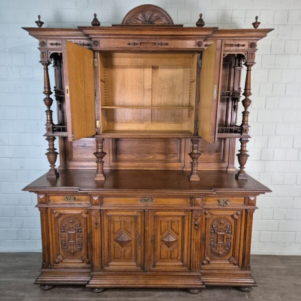 Cabinet Gründerzeit 1880 Oak - Image 21