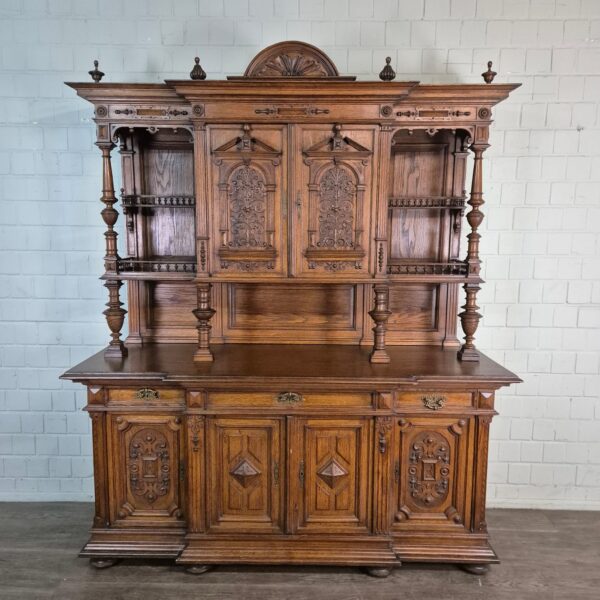 Cabinet Gründerzeit 1880 Oak - Image 2