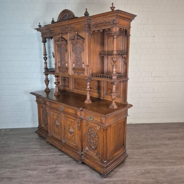 Cabinet Gründerzeit 1880 Oak - Image 3