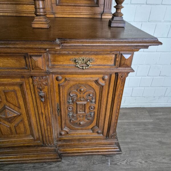 Cabinet Gründerzeit 1880 Oak - Image 10