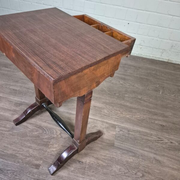 Sewing Table Biedermeier 1830 Walnut - Image 10