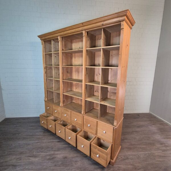 Shop Cabinet Bookcase 2,10 m Pine - Image 14