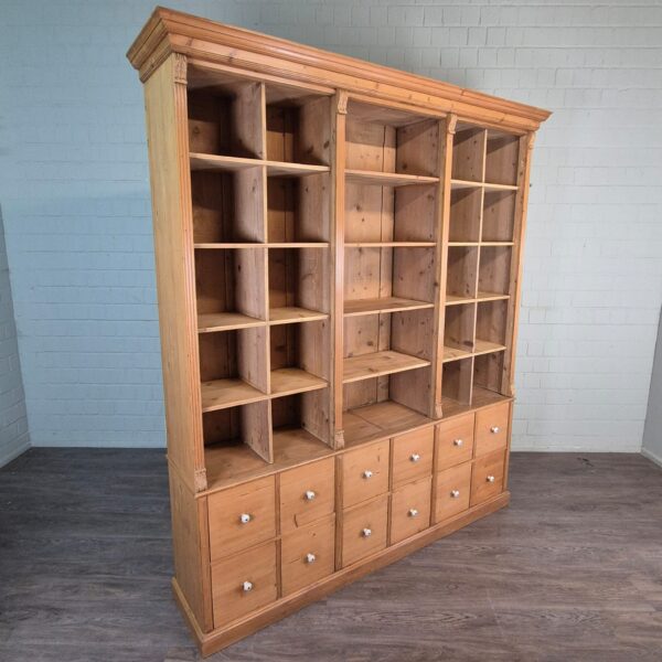 Shop Cabinet Bookcase 2,10 m Pine