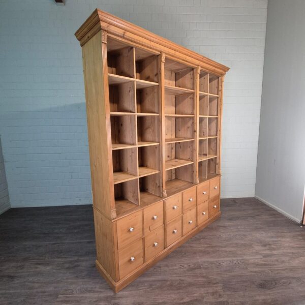 Shop Cabinet Bookcase 2,10 m Pine - Image 2