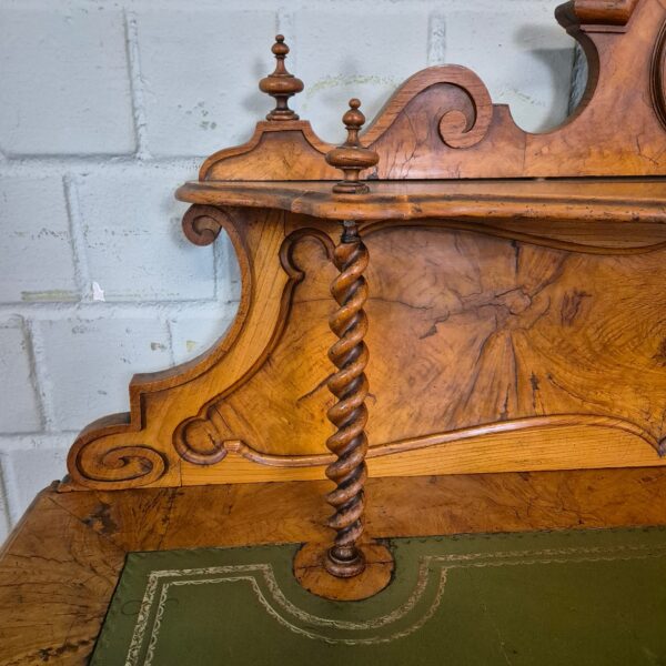 Desk Biedermeier 1850 Walnut - Image 6