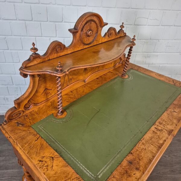 Desk with Chair Biedermeier 1850 Walnut - Image 5