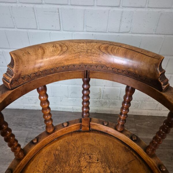 Desk with Chair Biedermeier 1850 Walnut - Image 22