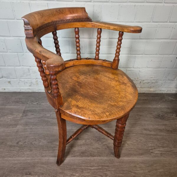 Desk with Chair Biedermeier 1850 Walnut - Image 18