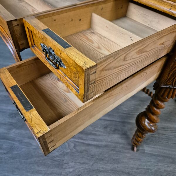 Desk with Chair Biedermeier 1850 Walnut - Image 15