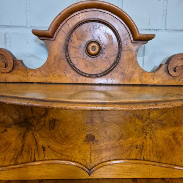 Desk with Chair Biedermeier 1850 Walnut - Image 7