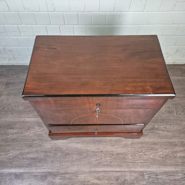 Chest of Drawers Biedermeier 1830 Mahogany - Image 4