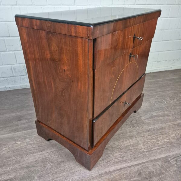 Chest of Drawers Biedermeier 1830 Mahogany - Image 5