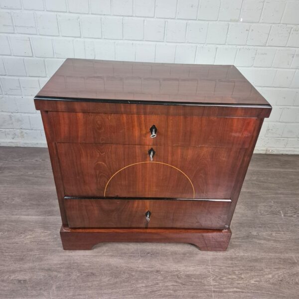 Chest of Drawers Biedermeier 1830 Mahogany - Image 3