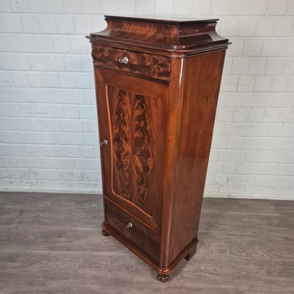 Silver Cabinet Biedermeier 1850 Mahogany - Image 4