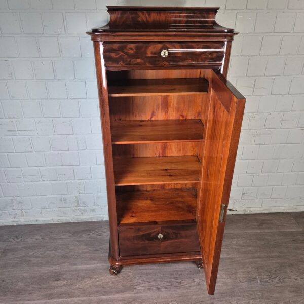 Silver Cabinet Biedermeier 1850 Mahogany - Image 14