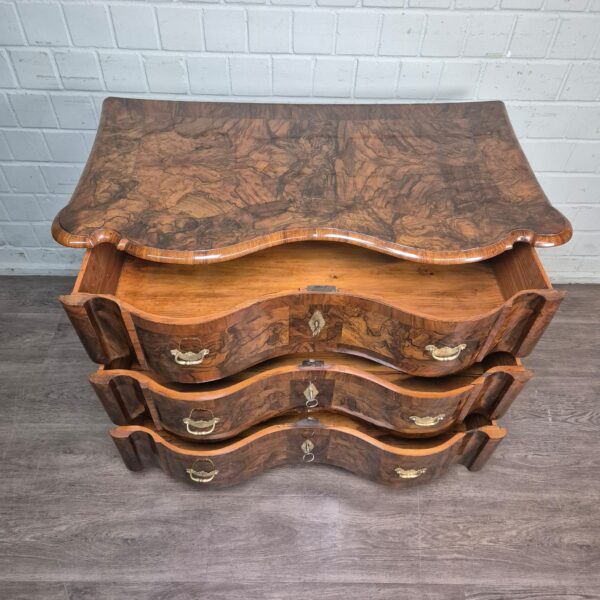 Chest of Drawers Baroque 1780 Walnut - Image 11