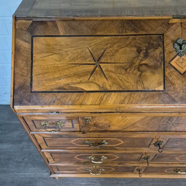 Secretary Empire 1790 Walnut - Image 4