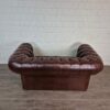 Chesterfield Sofas Leather Chestnut Brown 1.65 m Set - Image 16