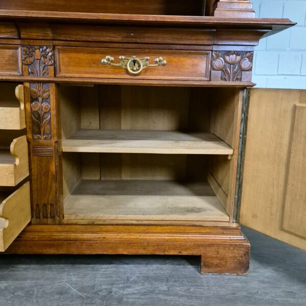 Cabinet Jugendstil 1900 Walnut - Image 29