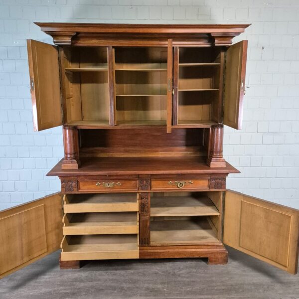 Cabinet Jugendstil 1900 Walnut - Image 19