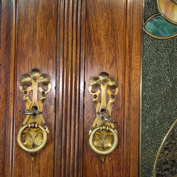 Cabinet Jugendstil 1900 Walnut - Image 7