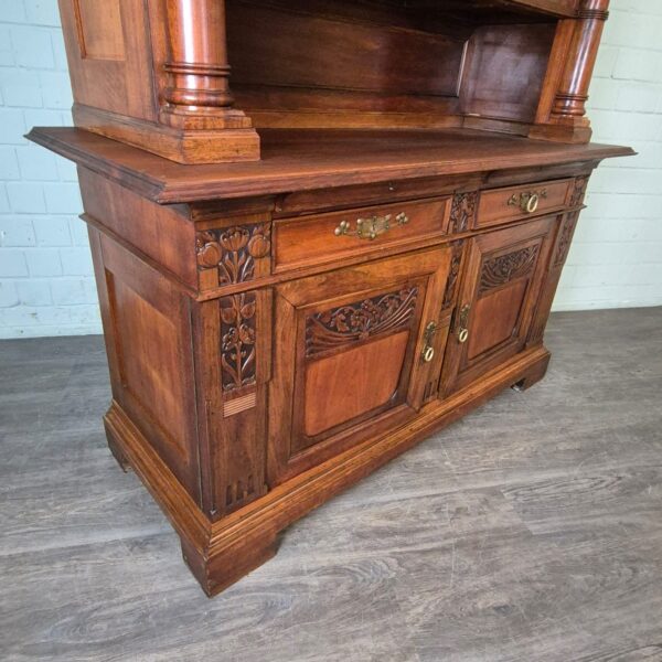 Cabinet Jugendstil 1900 Walnut - Image 18