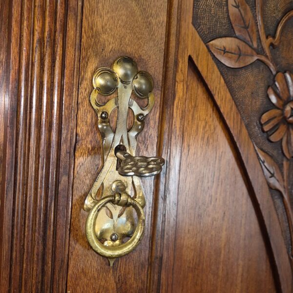 Cabinet Jugendstil 1900 Walnut - Image 15