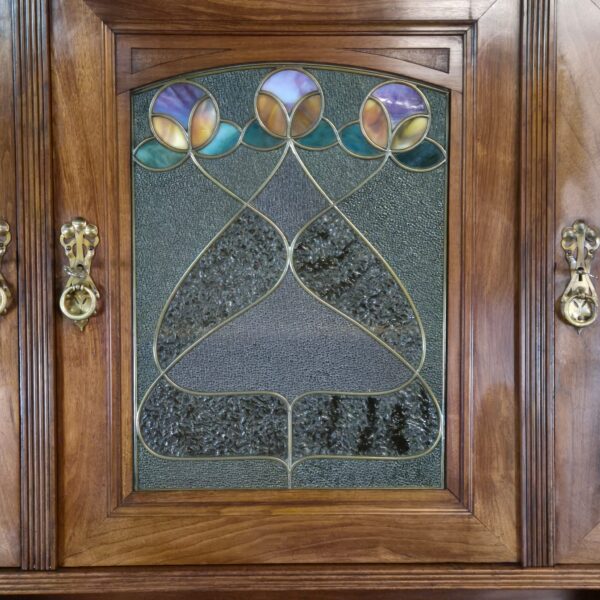 Cabinet Jugendstil 1900 Walnut - Image 9