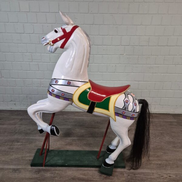 Carousel Horse 1880 Solid Wood 1.05 m - Image 4