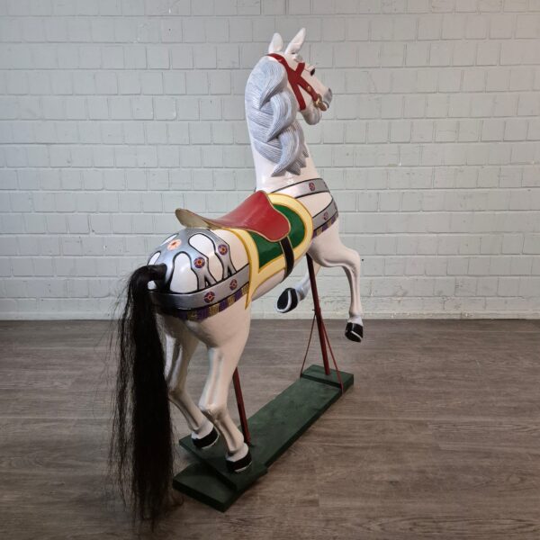 Carousel Horse 1880 Solid Wood 1.05 m - Image 12