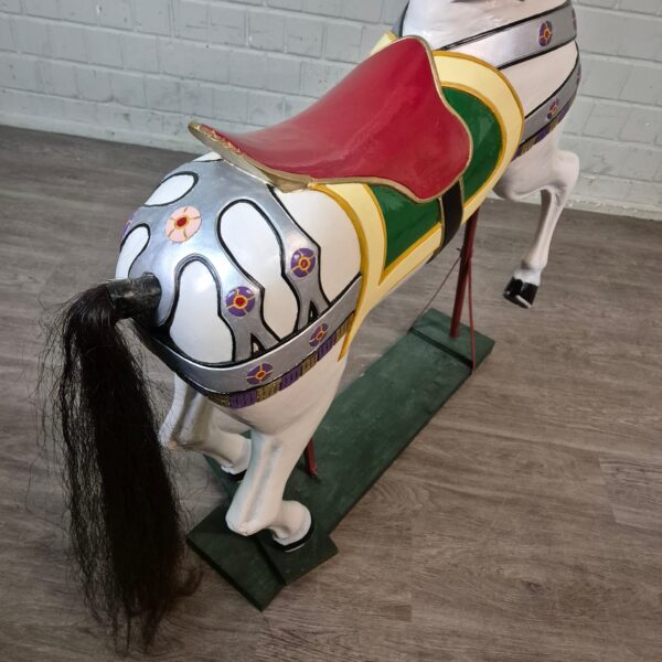 Carousel Horse 1880 Solid Wood 1.05 m - Image 14