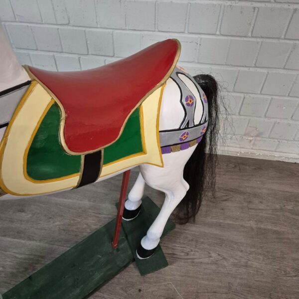 Carousel Horse 1880 Solid Wood 1.05 m - Image 9